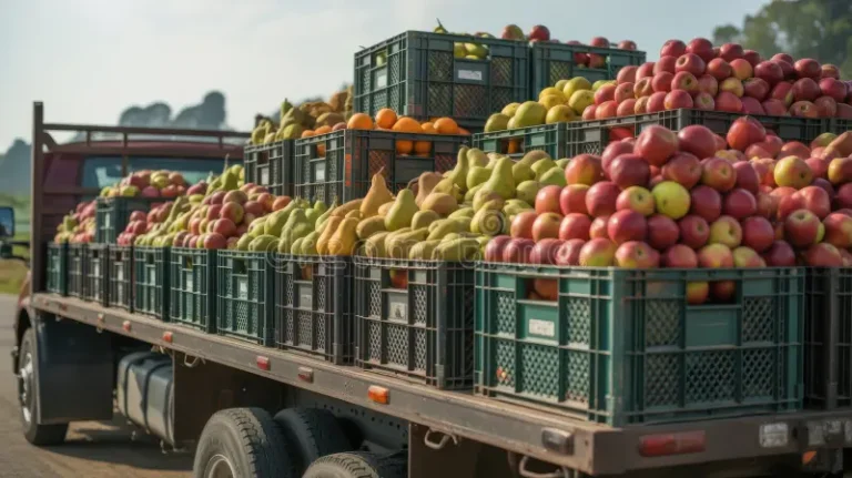 From Harvest to Market: How Produce Travels